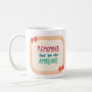 Positive Tasse für Ihren besten Morgen je