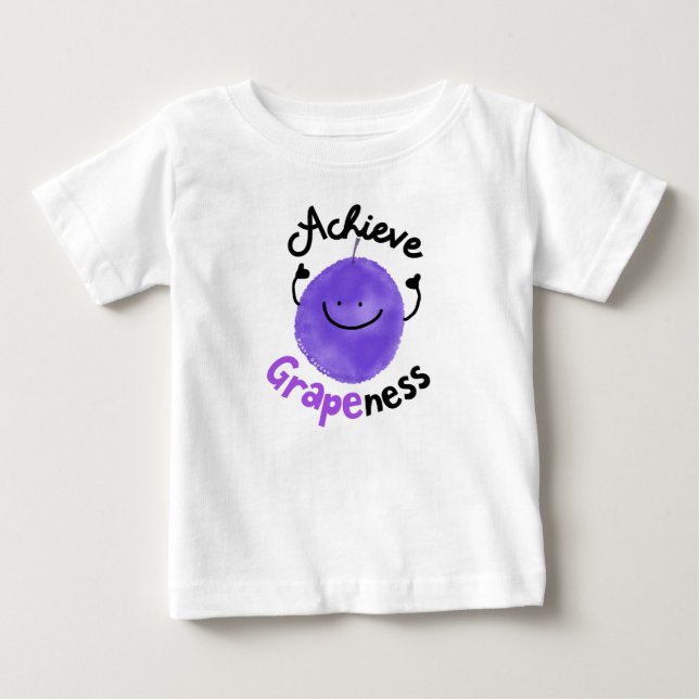 Positive Traubenpuppe - Erreichbarkeit Baby T-shirt (Vorderseite)