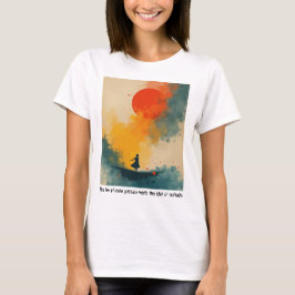 Positive Vibe Graphic Print Wome T-Shirt