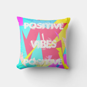 Positive Vibes Abstrakt Art Pastel Kissen Kissen