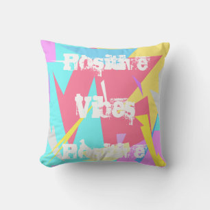 Positive Vibes Abstrakt Art Pastel Kissen Kissen
