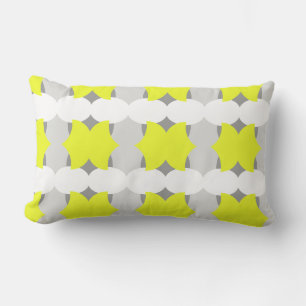 Positive Vibes Abstrakt Art Yellow Cushion Kissen