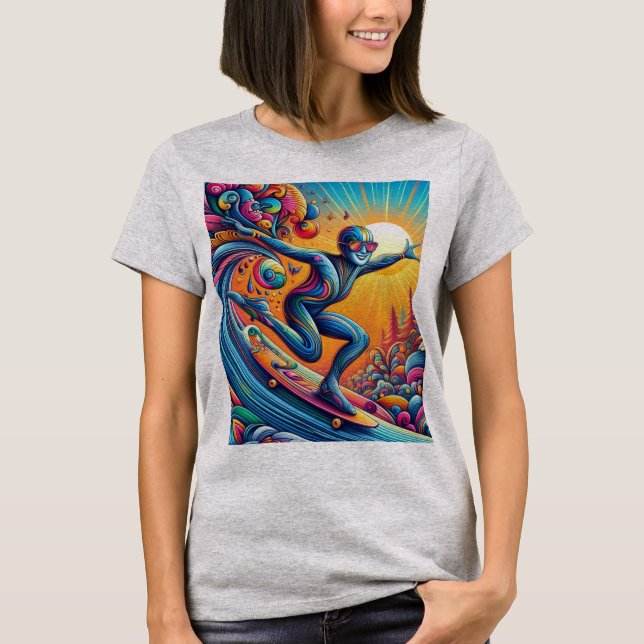 Positive Vibes Graphic T-Shirt (Vorderseite)