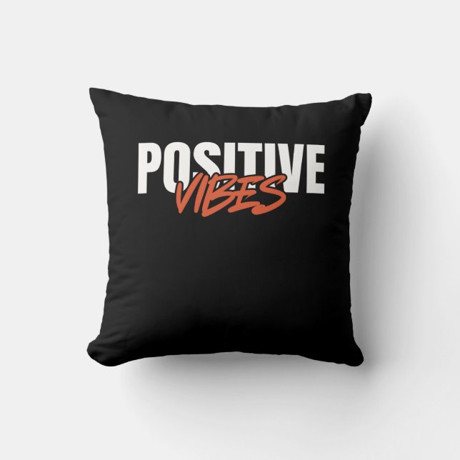 Positive Vibes Kissen (Vorderseite)