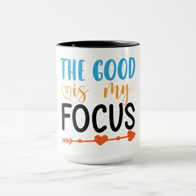 Positive Vibes | Motivierend Angebot Tasse (Zentrum)
