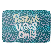 Positive Vibes nur grün geometrisch