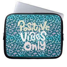 Positive Vibes nur grün geometrisch