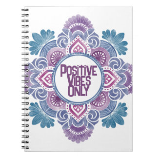 Positive Vibes only Mandala Notizblock