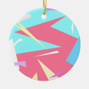Positive Vibes Pastel Farben Abstrakt Keramik Ornament