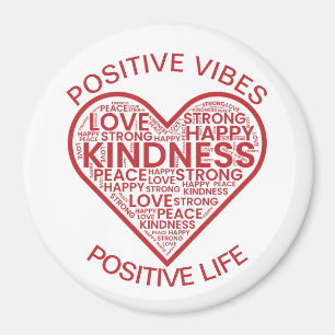 Positive Vibes Positive Leben Magnet