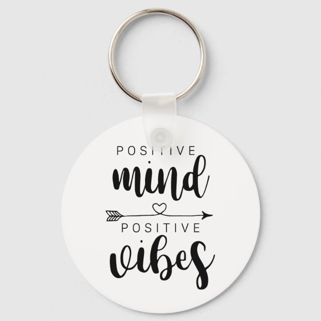 Positive Vibes Schlüsselanhänger (Vorderseite)