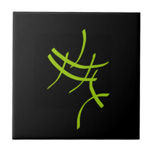 Positive Vibes Splash of Color Happy Abstrakt Art Fliese