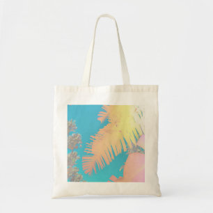 Positive Vibes Tropical Palm Trees Tragetasche