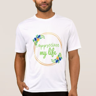 Positive Vibes Zitate für Leben und Arbeit T-Shirt
