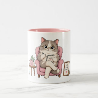 Positive Vibes Zweifarbige Tasse