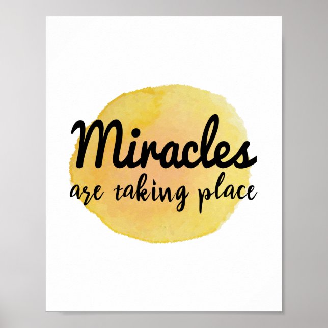 positive Worte für Leben und Arbeit Poster (Vorne)