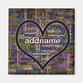 Positive Worte über Sie Magnet