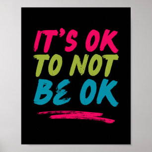 Positive Zitate zur psychischen Gesundheit - Es is Poster