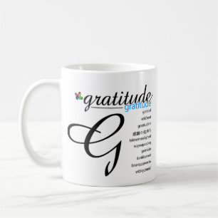 PositivEnergy Dankbarkeits-Tasse Kaffeetasse