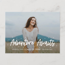 Positiver Ausblick EDITABLE COLOR Abschluss Postkarte