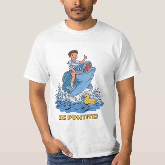 Positiver klassischer T - Shirt (Vorderseite)