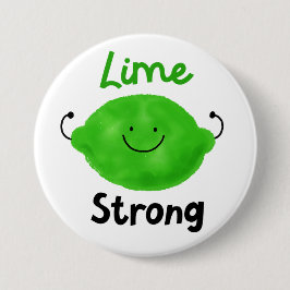 Positiver Limoner Pun - Limon stark Button