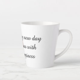 Positiver Morgenbecher Milchtasse