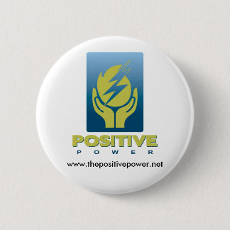 Positiver Power-Klotz-Knopf Button