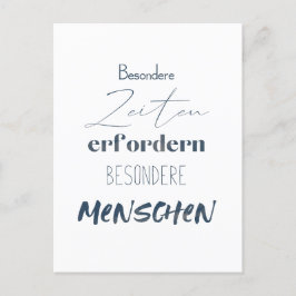 Positiver Spruch Zitat auf einer Postkarte