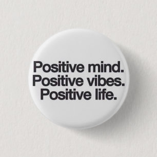 positiver Vibeknopf Button