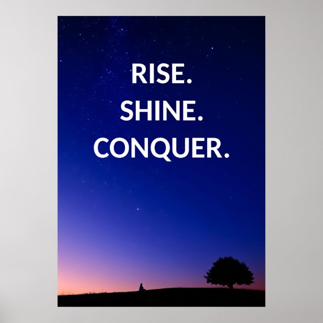 Positives Affirmative Zitat Poster (Vorne)