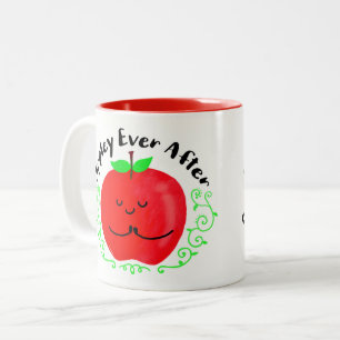 Positives Apple machen - Appley seitdem ein Zweifarbige Tasse