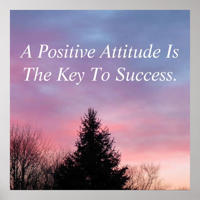 Positives Attitude Poster Inspiration Poster (Vorne)