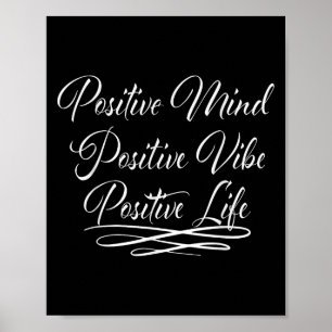 Positives Denken Positive Stimmung Positives Leben Poster