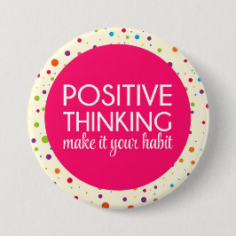 Positives denkendes Zitat Button