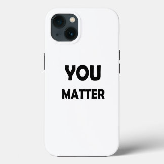 Positives Design - Sie sind wichtig iPhone Hülle