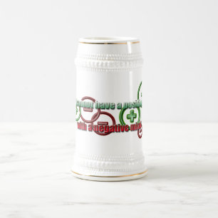 Positives Leben Negativer Geist Bierglas