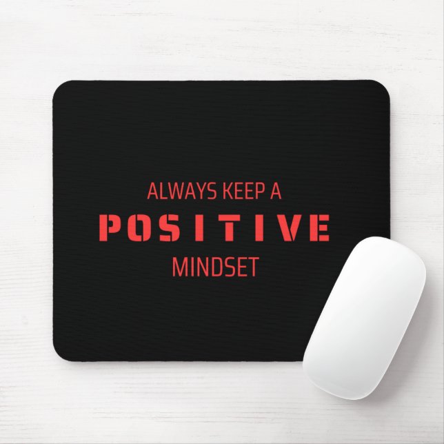 Positives Mindset Mousepad (Mit Mouse)