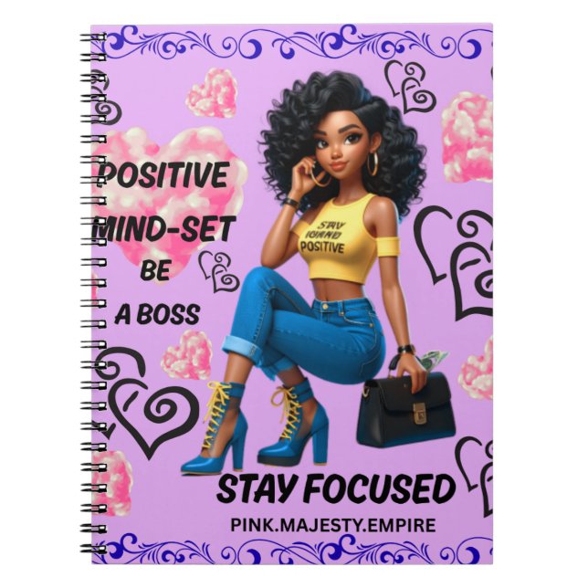 Positives Mindset Notizblock (Vorderseite)