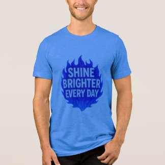 Positives Motivationsdesign für Selbstvertrauen un Tri-Blend Shirt