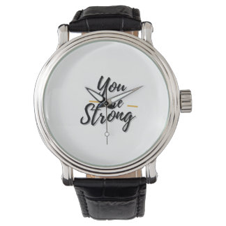 Positives Motivierend Design Armbanduhr