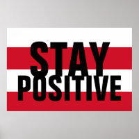 Positives Motivierend Rot Schwarz-weiß bleibe