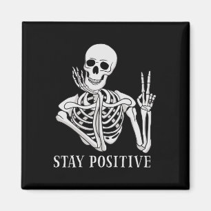 Positives nie besseres Skeleton Spaß Halloween ble Magnet