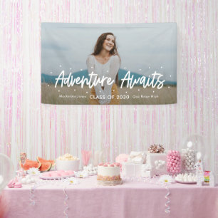 Positives Outlook EDITABLE FARBBBanner für Abschlu Banner