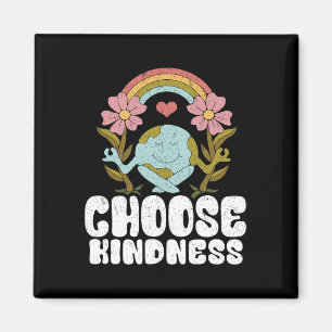 Positives Rainbow Peace Hippie Wählen Sie Kindness Magnet