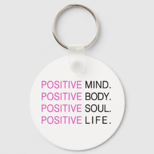 Positives Sinneskörper-Soul-Leben Schlüsselanhänger