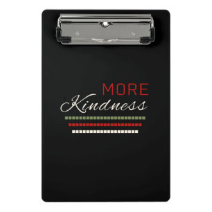 Positives Textdesign Mini Klemmbrett
