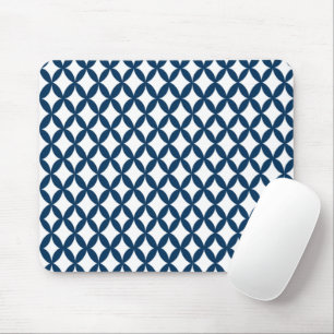 Positives und negatives Raumschiff Mousepad