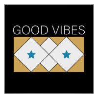 Positives Vibes erfrischendes Design