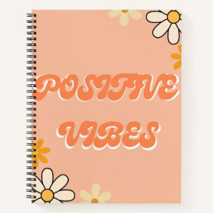Positives Vibes-Notebook Notizbuch